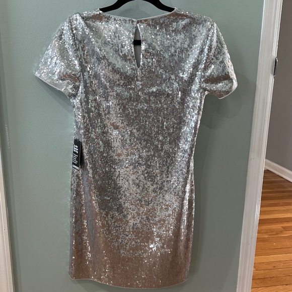 Express Silver sequins Dress. Size S - Picture 5 of 5